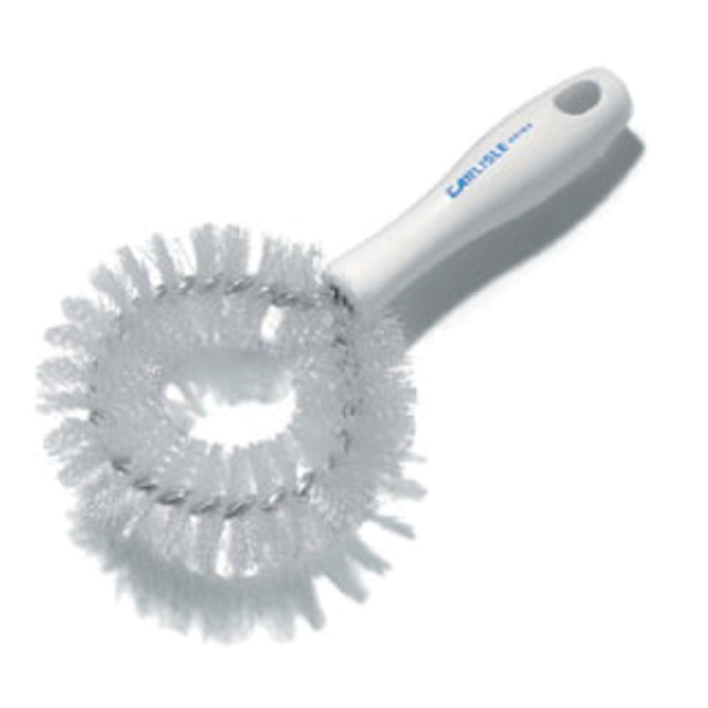 Carlisle 4016402 Carlisle Sparta® Vegetable Brush 9-1/2" Long Circular Bristle/wire Head With Straight Handle