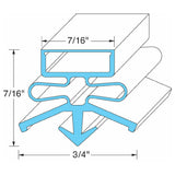 TRUE -810813 Door Gasket 26 5/8" X 29 1/4"