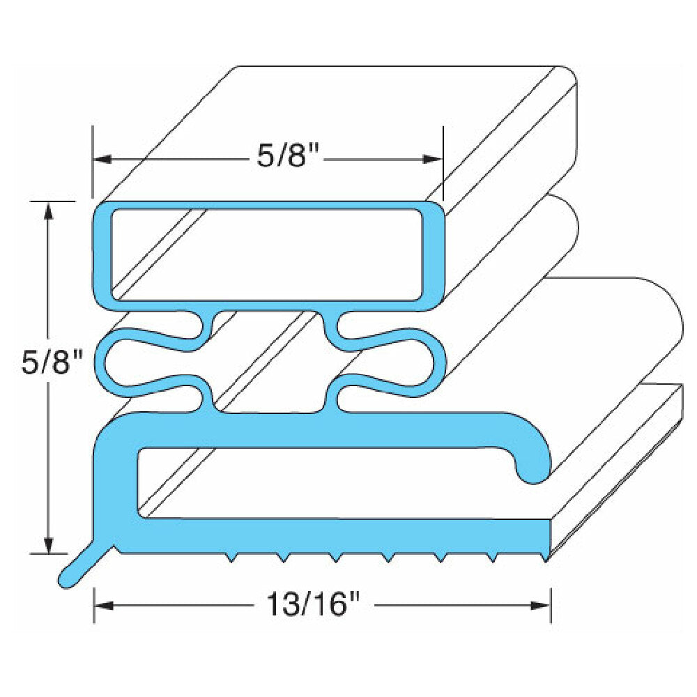 Traulsen 43493 Gasket Door 23 3/8" X 29 3/8"