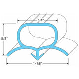 Silver King 10310-01 Gasket Hopper 10" X 18 1/2"