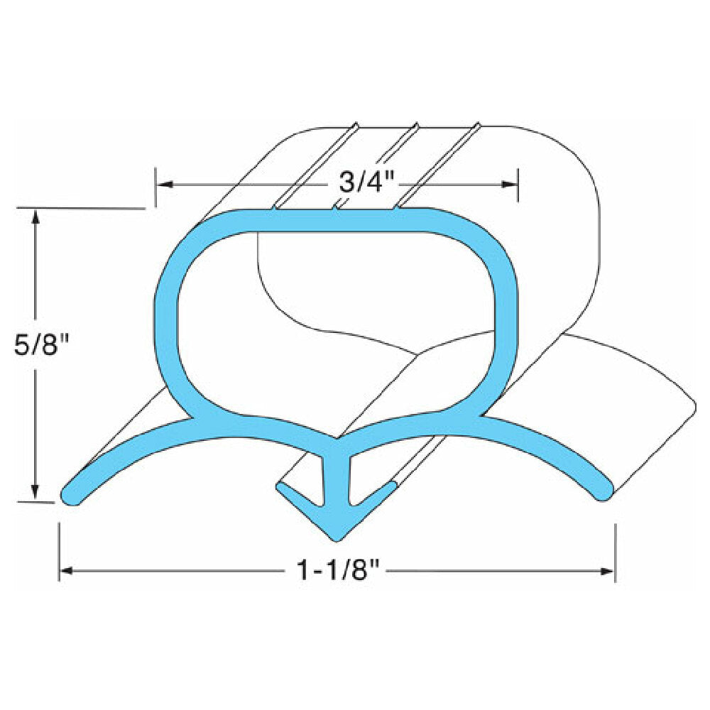 Silver King SVK62806 Gasket Hopper 10" X 18 1/2"