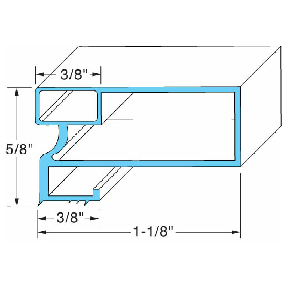 Arctic Air 216522315 Door Gasket 31 1/4" X 61 5/8"
