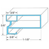 Arctic Air 216522315 Door Gasket 31 1/4" X 61 5/8"