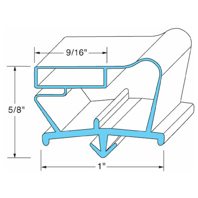 Beverage Air BEV712-012D-05 Drawer Gasket 7" X 28 13/16"