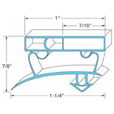 TRUE E811125 Gasket 26 1/8" X 53 5/8