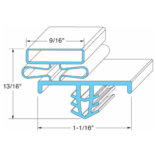 Delfield DEL1701288 Door Gasket