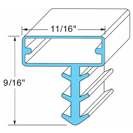 Kolpak KLP25567-1075 Door Gasket 36 1/4" X 79"