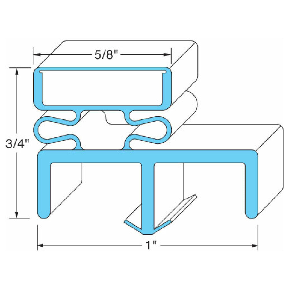 Beverage Air 50907001 Door Gasket 23" X57 3/4"