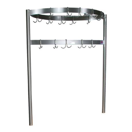 John Boos PRB03 Pot Rack Table Mount Boat-shaped