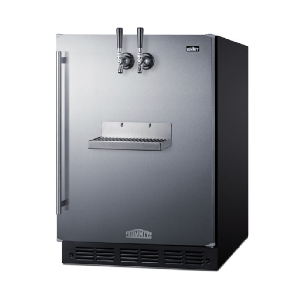 Summit SBC7BRSFRTPCFADA Front Tap Built-In Cold Brew Coffee Kegerator (requires No Alterations To Your Countertop)