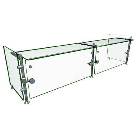 Hatco ORBIT900-07218 Flav-R-Shield® ORBIT900 Food Shield Full Service 2 Bays 72"W X 18"D X Adjustable Up To 23"H