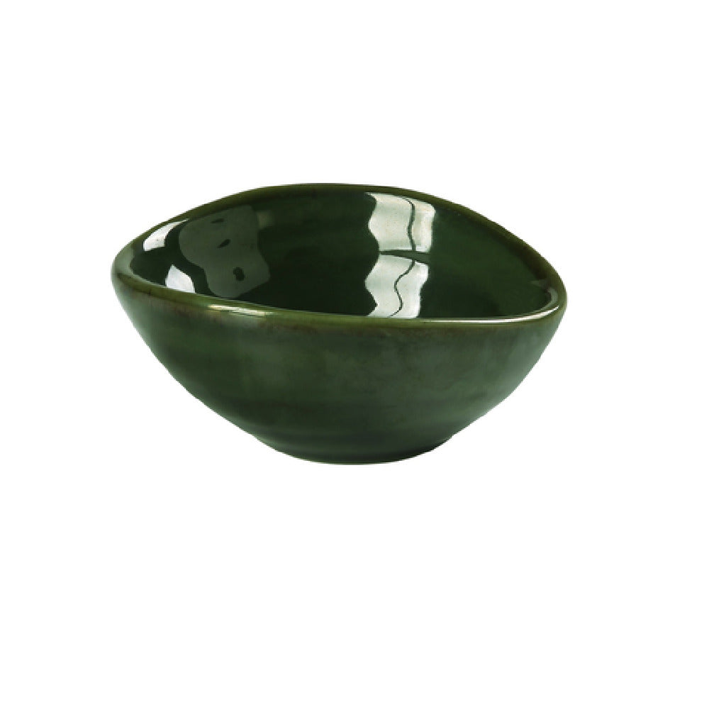 Yanco GG-804 Green Gem Sauce Dish 2 Oz. 4"L X 3-1/8"W X 1-1/2"H