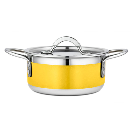 Bon Chef 71299-CF2-Y Country French X Pot 1 Qt. 22 Oz. 7" Dia. X 3"H