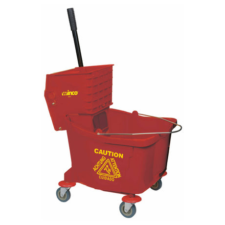 Winco MPB-36R Mop Bucket With Wringer 36 Qt.