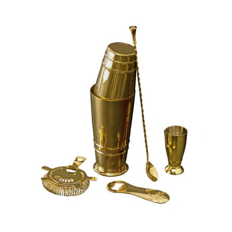 Fortessa CRFTHS.ESS.KIT Crafthouse By Fortessa Signature Gold Bartender Essentials Kit