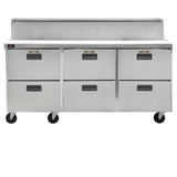 Traulsen CLPT-7220-DW - Dealer's Choice CLPT Series Compact Prep Table Refrigerator