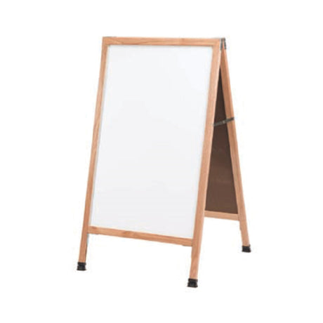 Aarco A-5 Sidewalk Markerboard 24"W X 42"H White Melamine Board