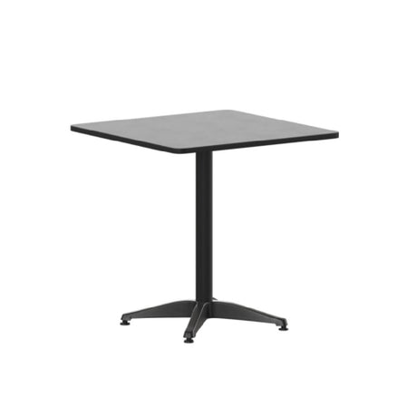 Flash Furniture TLH-053-2-BK-GG Mellie Table 27-1/2"W X 27-1/2"D X 27-1/2"H Square