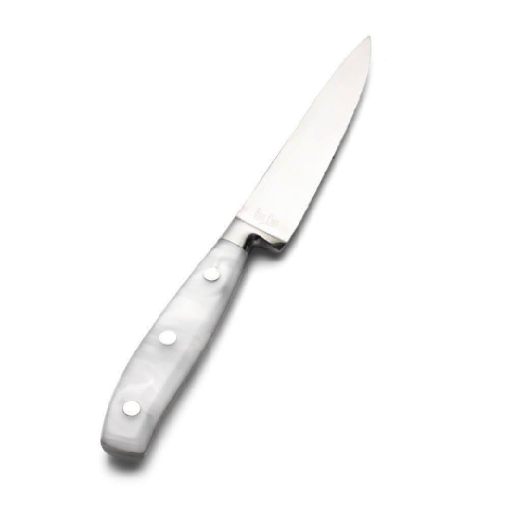 Bon Chef S950-WHT Steak Knife 9.75"L 5" Micro-Serrated Pointed Tip Blade