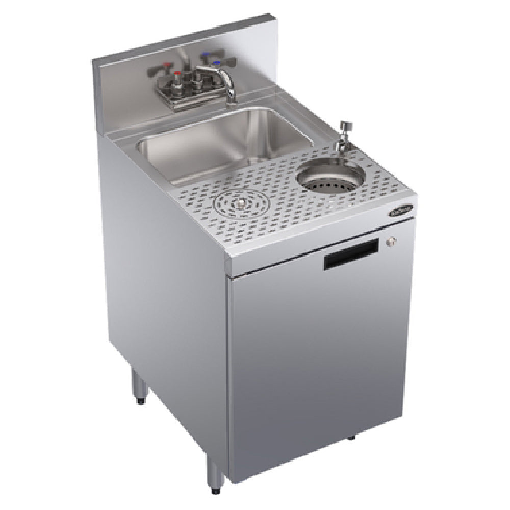 Krowne KR24-MS18-C Royal Series Underbar Speed Unit With Cabinet Base & Locking Hinged Door