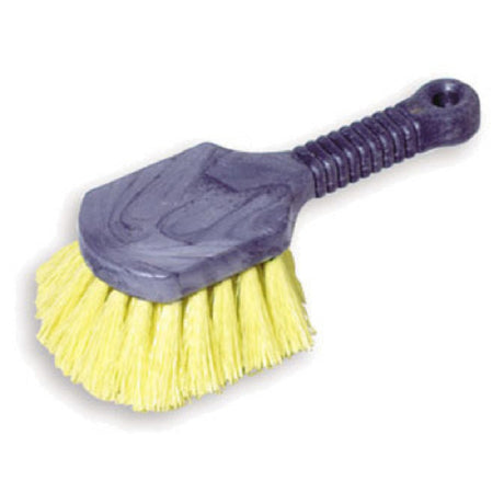 Rubbermaid FG9B2900YEL - Utility Brush, Short Plastic Handle, Synthetic Fill
