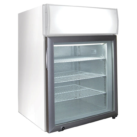 Excellence CTF-2HCMS Ice Cream Freezer Merchandiser Countertop One-section