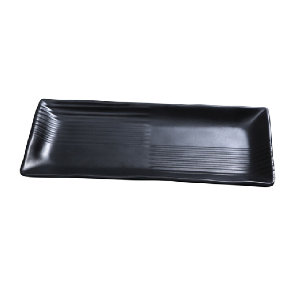 Yanco BP-2213 Black Pearl Plate 14-1/4"L X 6-1/4"W Rectangular