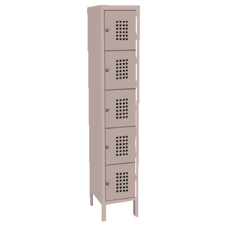 SPG 4K0071 - Kelmax Locker, 12"W X 15"D X 66"H, Five Tier