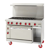 American Range ARGF-36G-2B-126-N_LP - Green Flame Range, Gas, 48"
