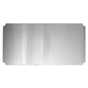 Hubert 17464 - Solid Top, 48" X 24", Notched Corners