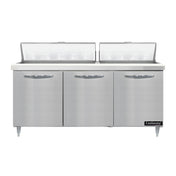 Continental Refrigerator D72N18 Designer Line Sandwich Unit 72"W Three-section