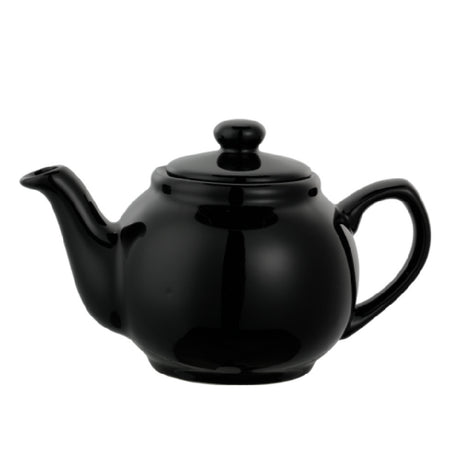 Service Ideas TPCE16BL Service Ideas English Ceramic Teapot 16 Ounce Black