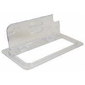 Cambro 30CWLN-135 Cover Third Notched 135 Clear