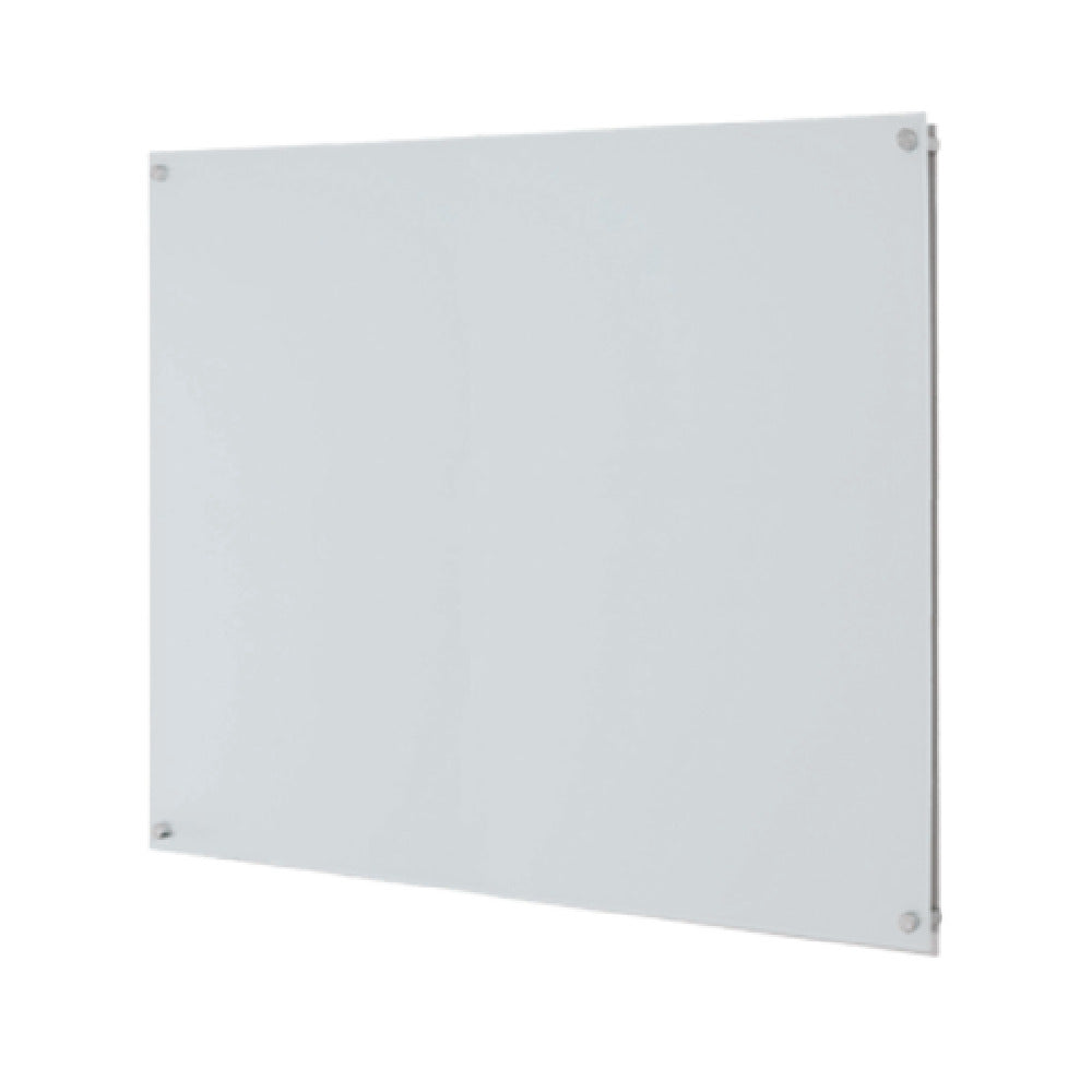 Aarco 6WGB4848NT Pure Glass Markerboard Wall Mount 48"W X 48"H