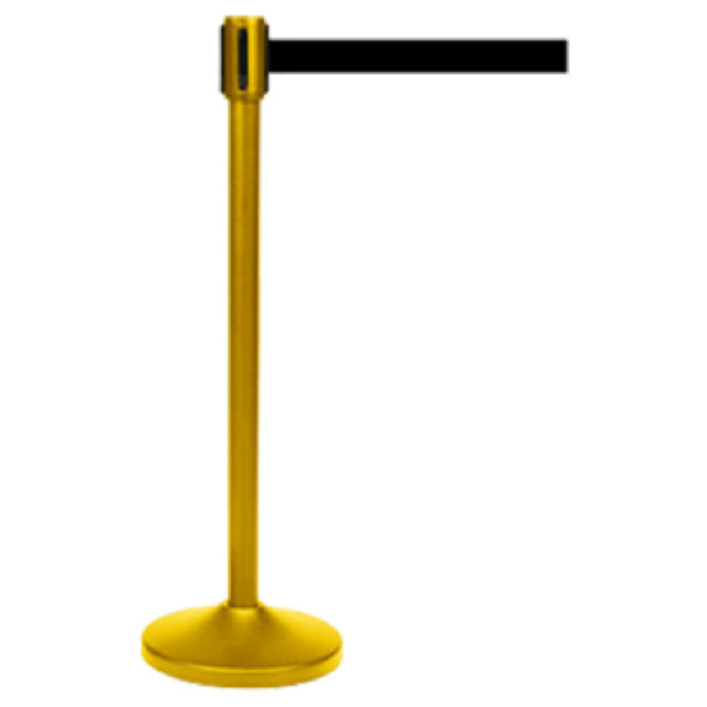 Central Specialties 5500GD-BLK Crowd Control Stanchion Portable 12-1/2" Base Dia.