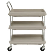 Hubert 96082 - Utility Cart, 3-shelf, 38-3/4" X 27" X 41"H