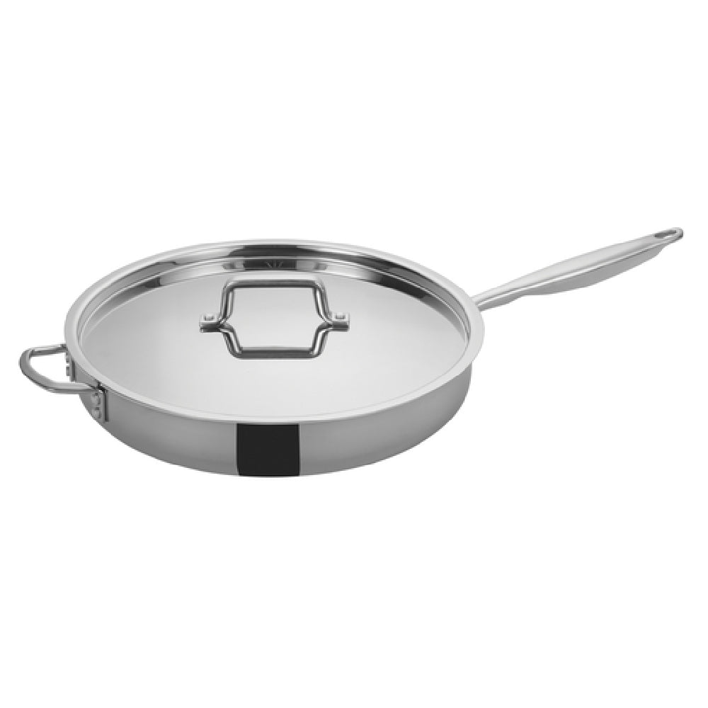 Winco TGET-7 Tri-Gen™ Induction-Ready Sauté Pan 7 Qt. 14" Dia. X 5-1/8"H