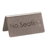 Service Ideas 1C-BF-NOSEATING-MOD Service Ideas Laser Cut ID Tent Table Tent No Seating