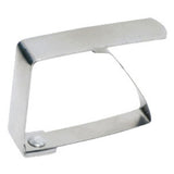 Winco TBC-1 Table Cloth Clip Fits Tables Up To 1-1/2" Thick Stainless Steel