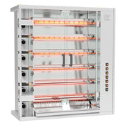 Rotisol FF1175-6G-SS_LP FauxFlame™ Rotisserie Oven Gas Countertop