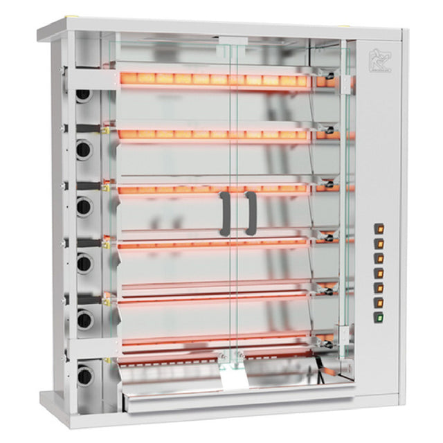 Rotisol FF1175-6G-SS_LP FauxFlame™ Rotisserie Oven Gas Countertop