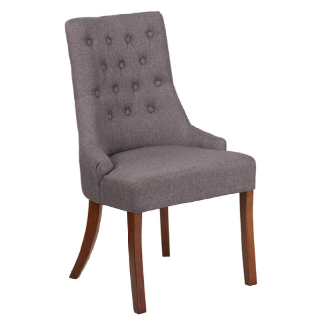 Flash Furniture QY-A08-GY-GG Hercules Paddington Series Accent Side Chair Mid-century Design