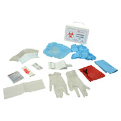 Franklin Machine Products 280-1750 Spill Care Kit (biohazard) Collapsible Handle Tabs Kit Includes: (1) Biosafety Instruction Sheet