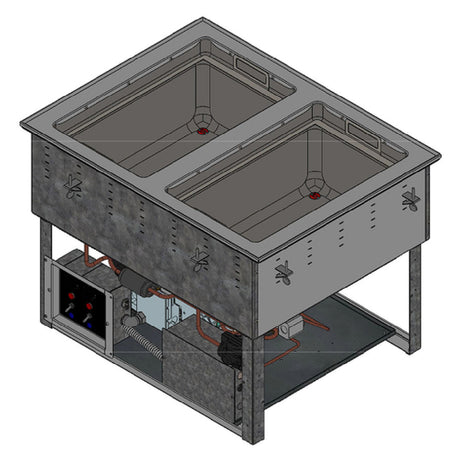 Vollrath FC-6HC-02120-AD Hot/Cold Well Drop-In Top Mount