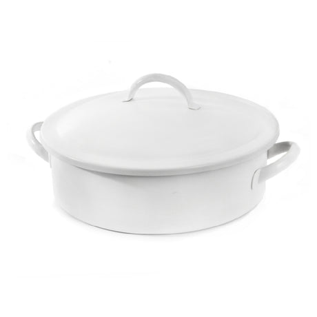 Steelite DW04CWG8WT Round Chafer 4.0 Qt 14.25"W X 12"D X 6.75"H