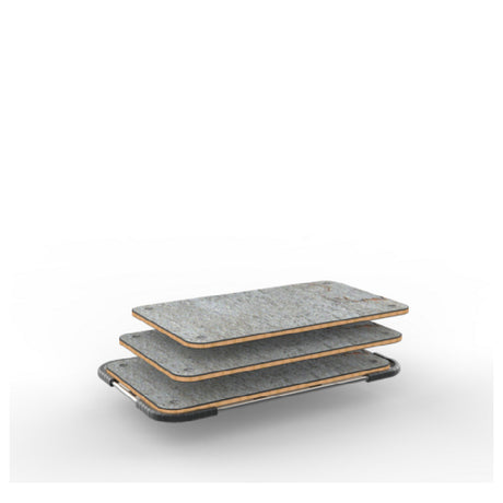 Steelite MGSSCMHG1201 Mogogo Buffet Solutions Set Of 3 Panels Including Bumper System For Roll'n Service Cart