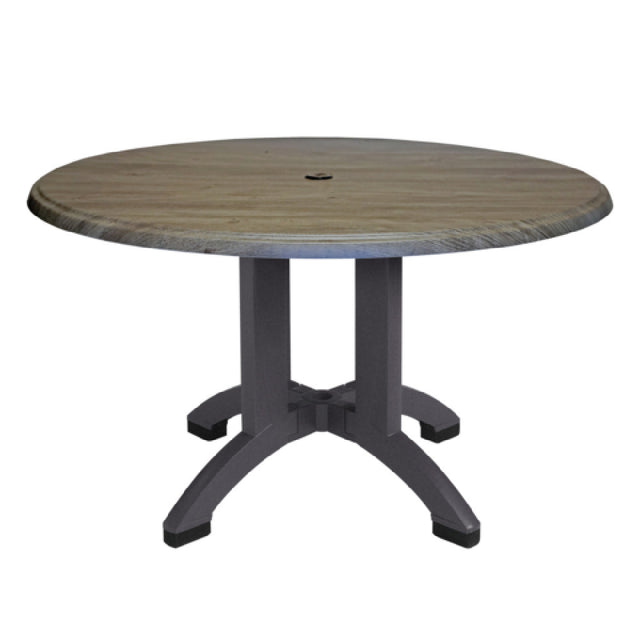 Grosfillex UT380742 - Atlanta Outdoor Table, 42" Dia. X 28-2/5"H, Round