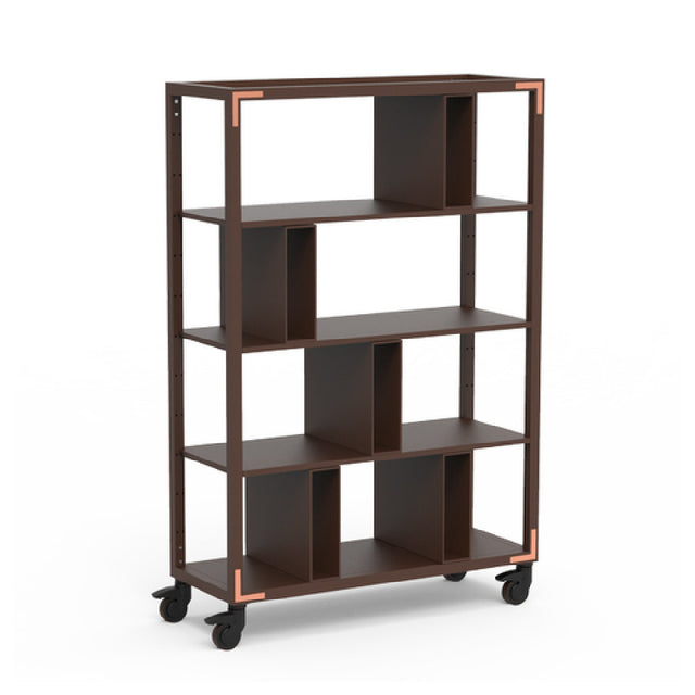 Steelite MGCCAN08DCXW Canvas Room Divider Dark Brushed Copper On Casters Steelite Performance