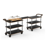 Steelite MGCRNX25MSXX Mogogo Roll'n Mini Coffee Break Station Nero Marquina Marble Shelves