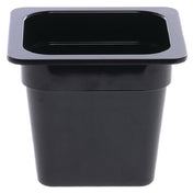 Hubert 12363 - Cold Food Pan, 1/6-size, 6-3/8" X 6-15/16" X 6"H